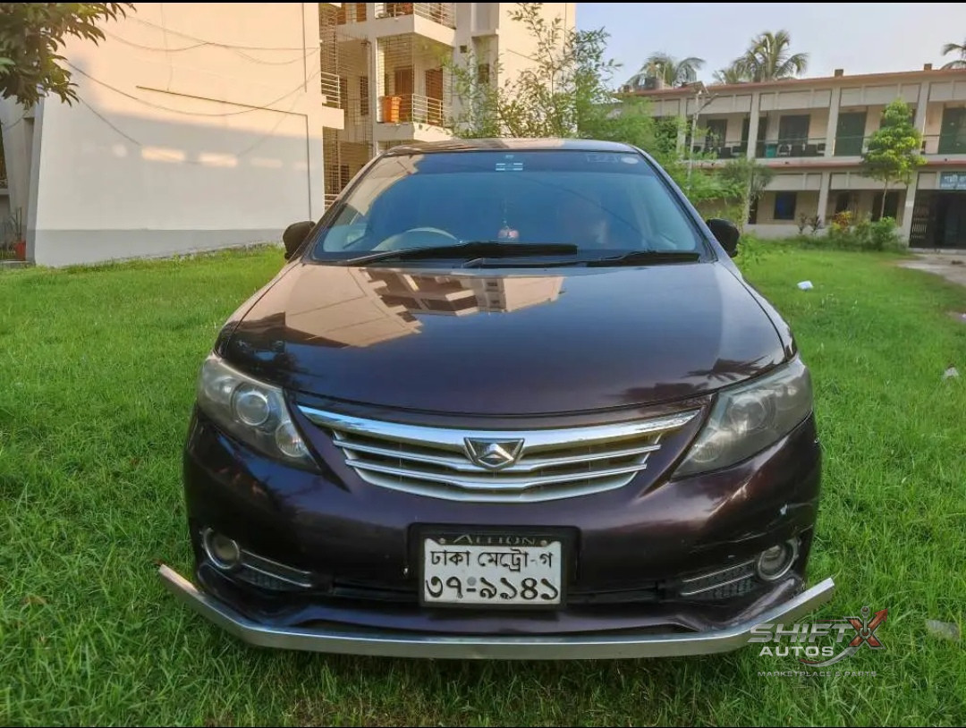 Toyota Allion model 2011 registration  2014