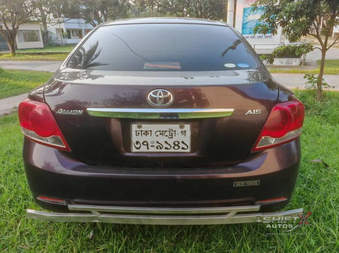 Toyota Allion model 2011 registration  2014