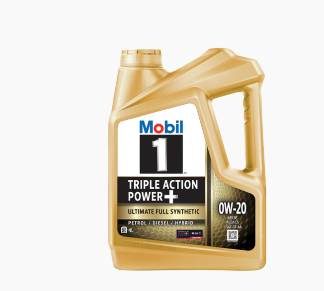 Mobil 1™ 0W20- Full Synthetic Triple Action Power+ (4L)