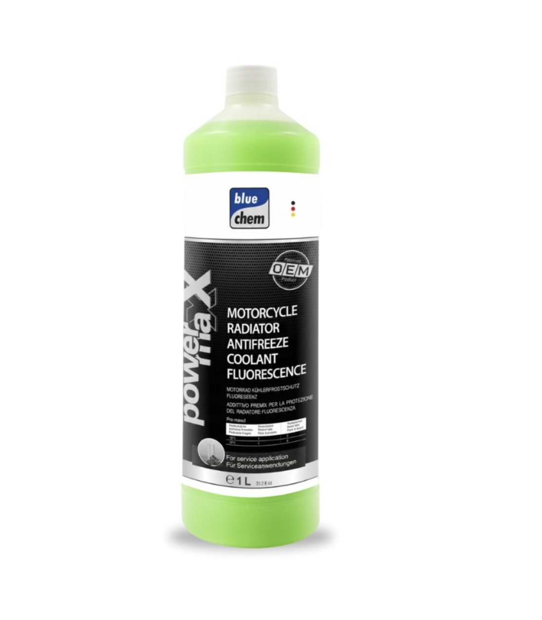 BlueChem Radiator Antifreeze Fluorescence